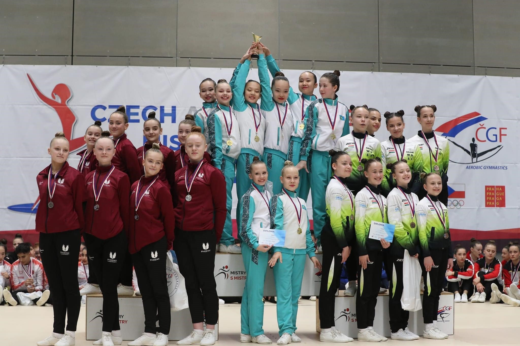 Memories made and history created by Welsh gymnasts at Czech Aerobic ...